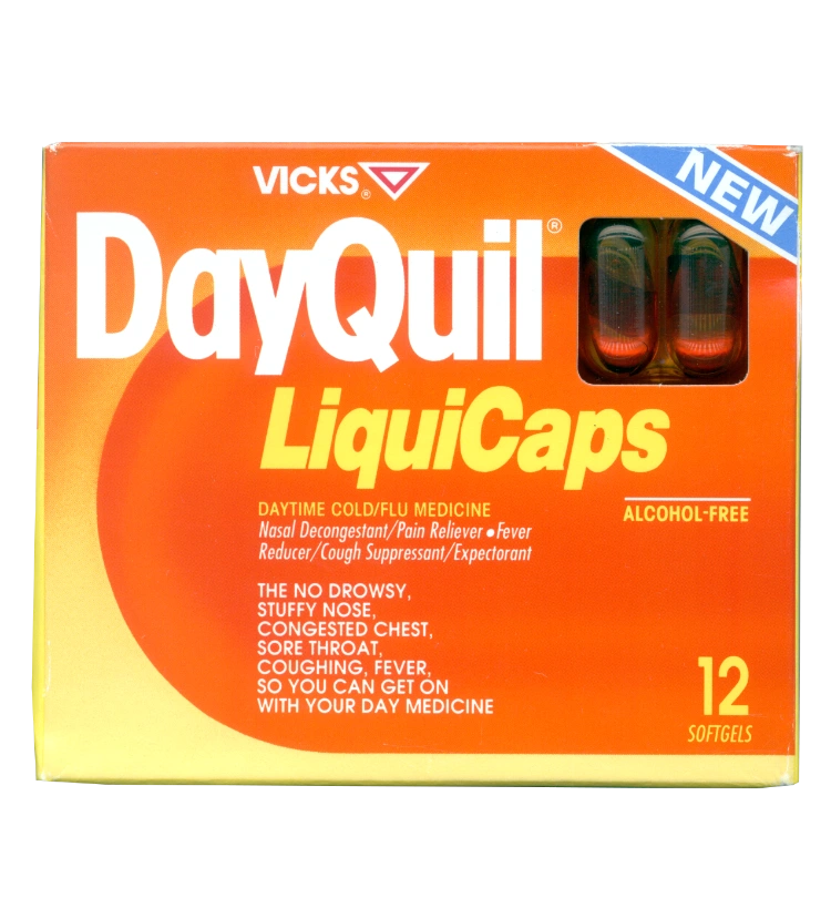 1991 - DayQuil Liquicaps - First OTC Liquid Cold Medicine