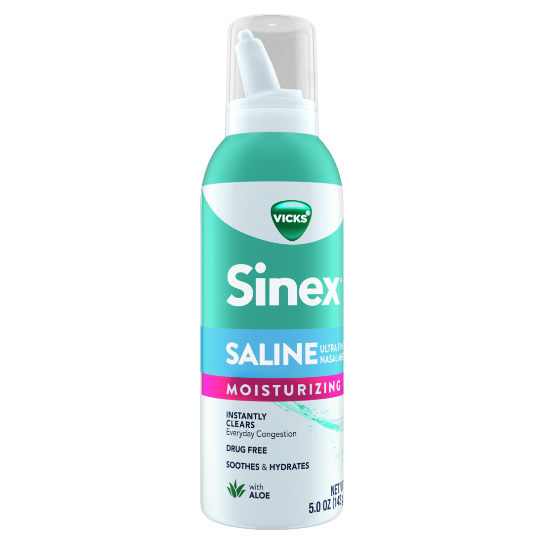 Sinex Moisturizing Saline Nasal Spray Vicks