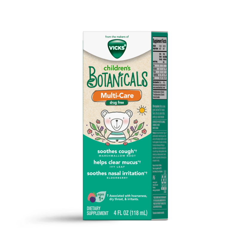 Children's Botanicals Multicare Cough Relief Liquid Vicks