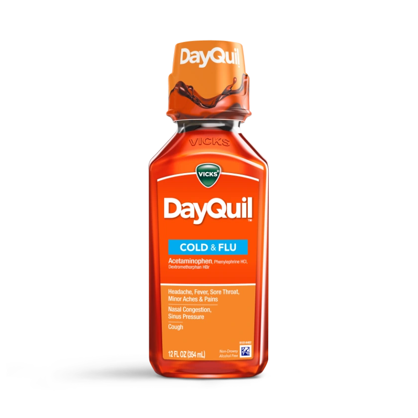 DayQuil™ Cough, Cold & Flu Daytime Relief Liquid