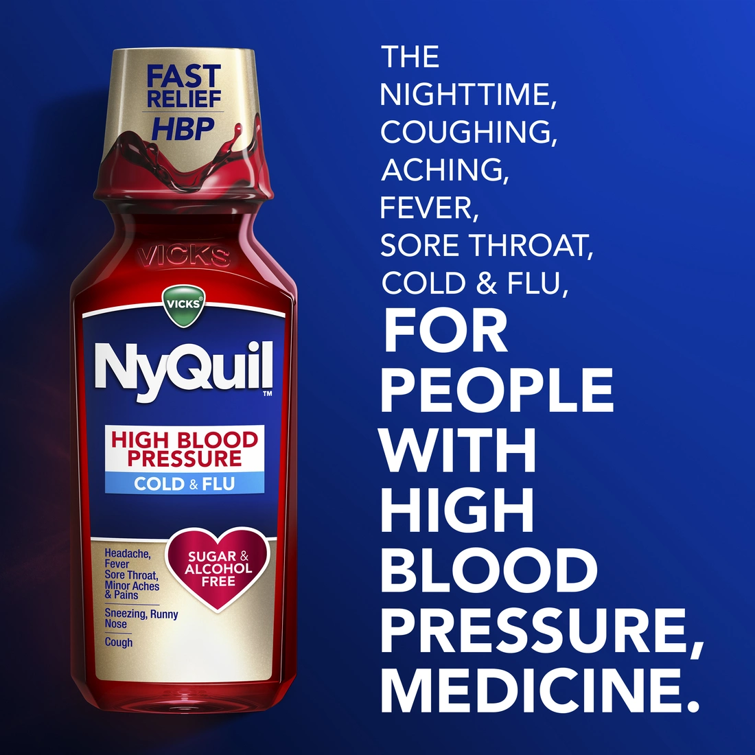 DayQuil™/NyQuil™ High Blood Pressure Cold and Flu Relief Liquid Medicine