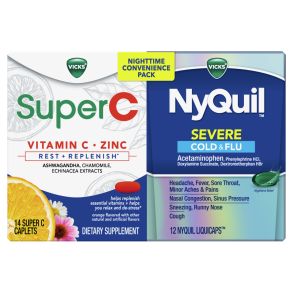 Vicks NyQuil Severe + Super C Convenience Pack