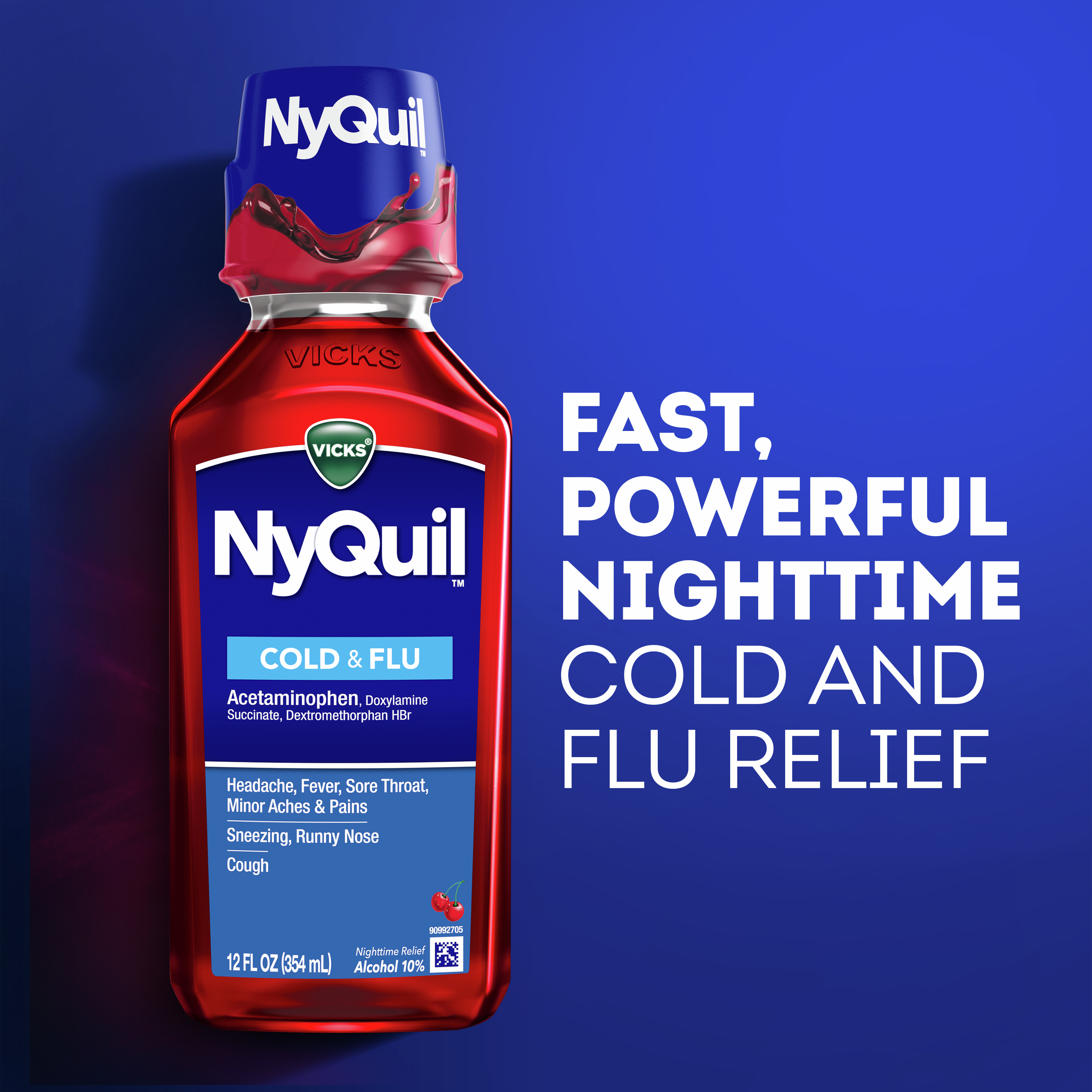 NyQuil™ Cherry Cold & Flu Relief Liquid 2