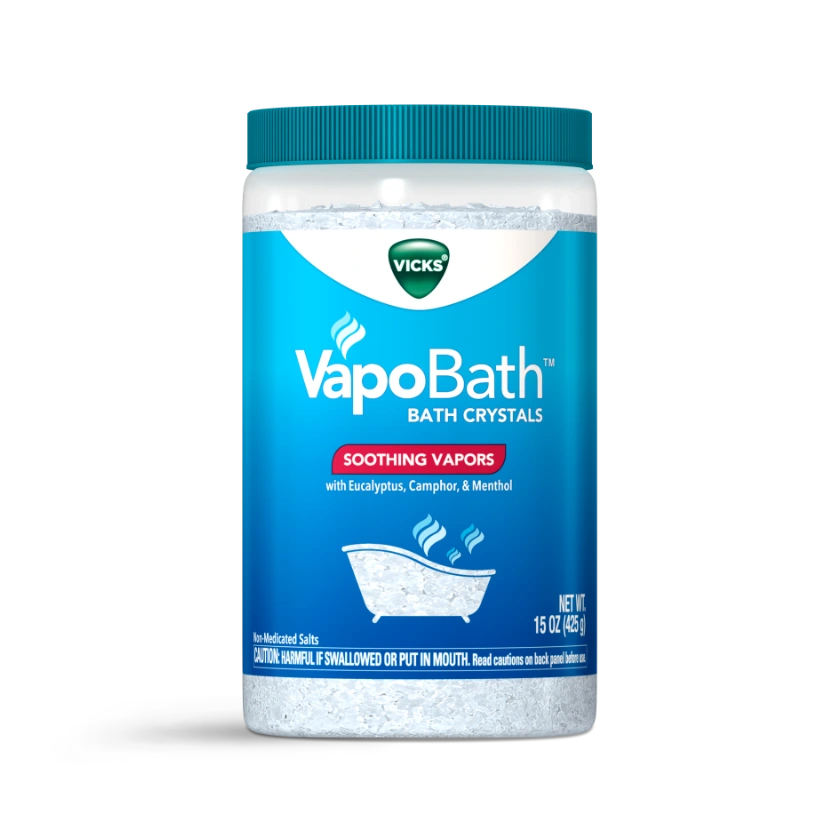 VapoBath™, Non-Medicated Soothing Vicks® Vapors Shower Tablets