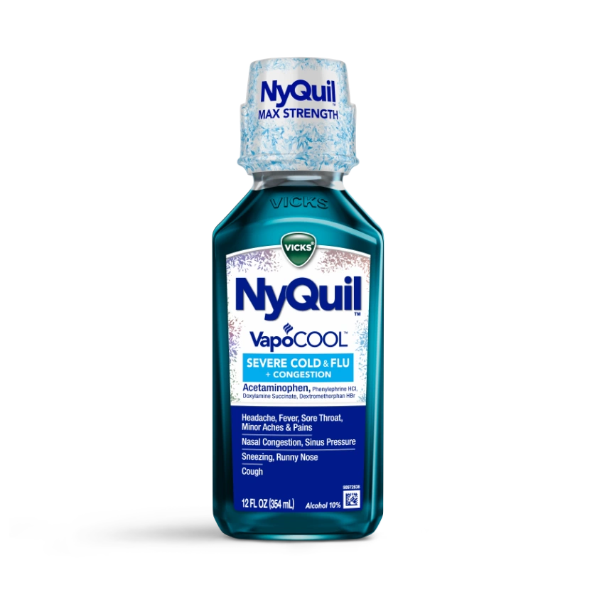 NyQuil™ VapoCOOL SEVERE Maximum Strength Cold & Flu + Congestion Nighttime...