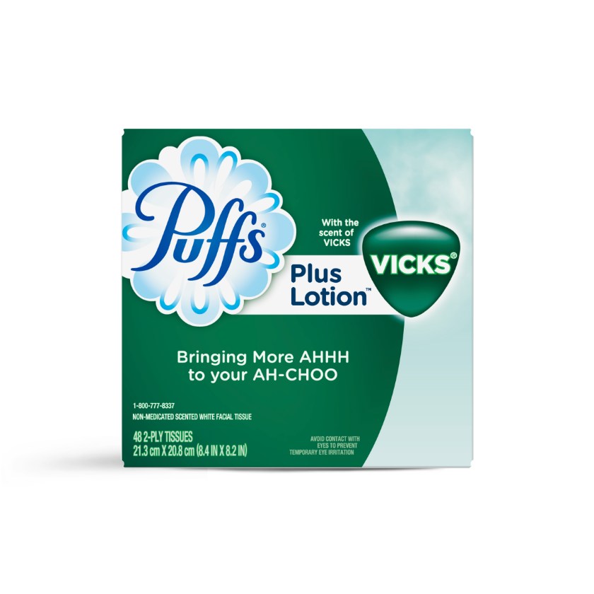 Puffs Plus with the Scent of Vicks