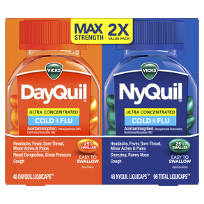 DayQuil™/NyQuil™ Ultra Concentrated Cold and Flu Relief Liquicap Medicine