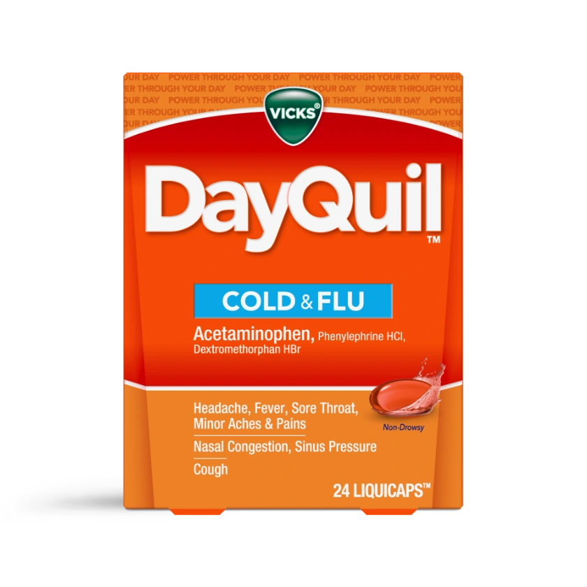 DayQuil™ Cough, Cold & Flu Daytime Relief LiquiCaps™