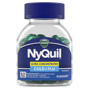 NyQuil™ Ultra Concentrated Cold and Flu Relief Liquicap Medicine