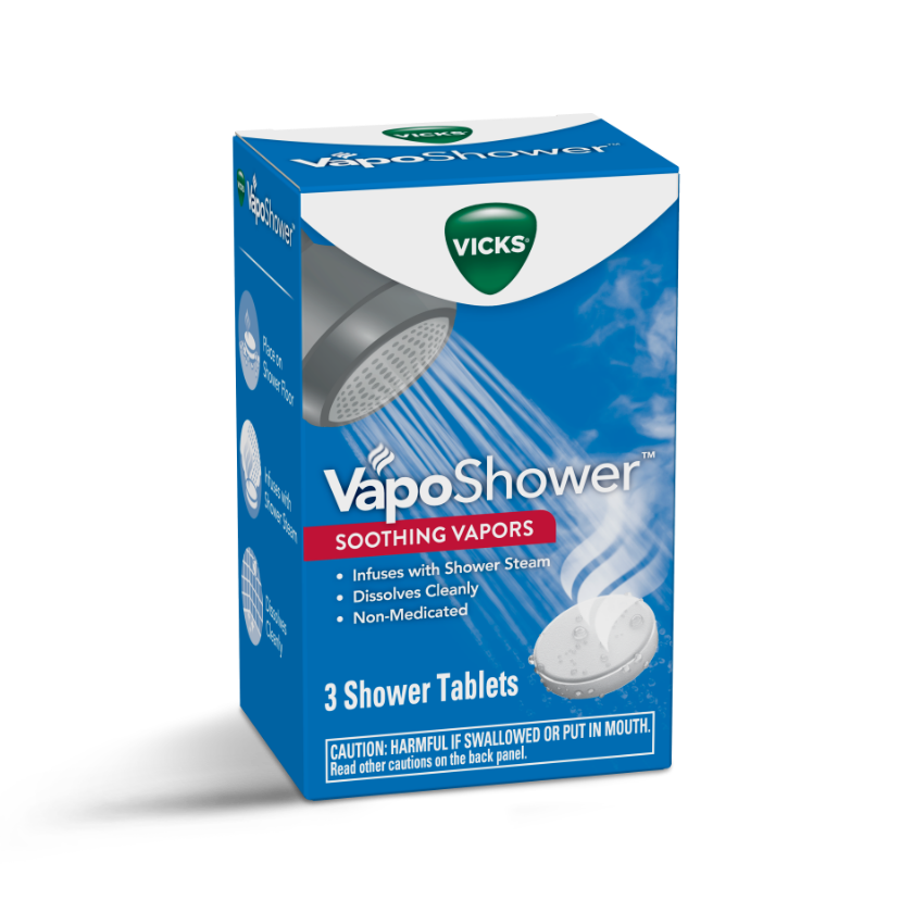 Vicks Vaposhower Aromatherapy Shower Bomb Soothing Vicks Vapor Steam 3ct Vicks