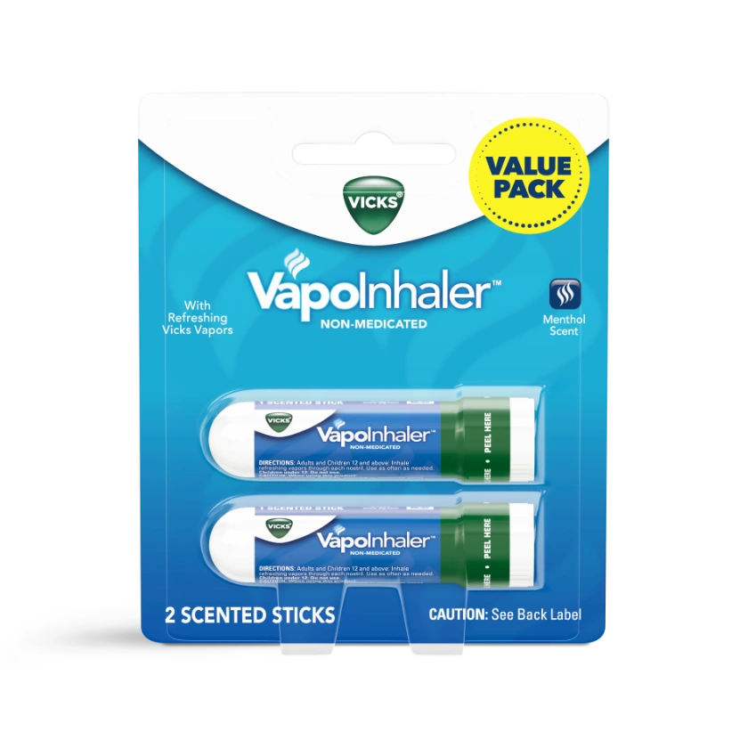 VapoInhaler™, Non-Medicated Refreshing Vicks® Vapors, Scented Stick Value P...