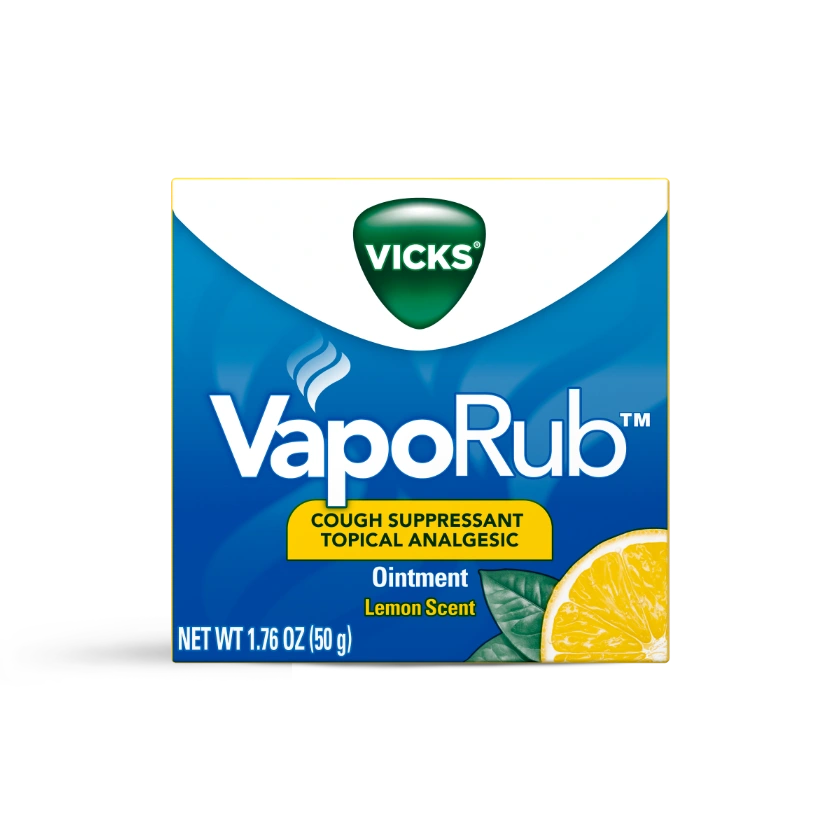 VapoRub™ Lemon Cough Suppressant and Topical Analgesic Medicated Ointment