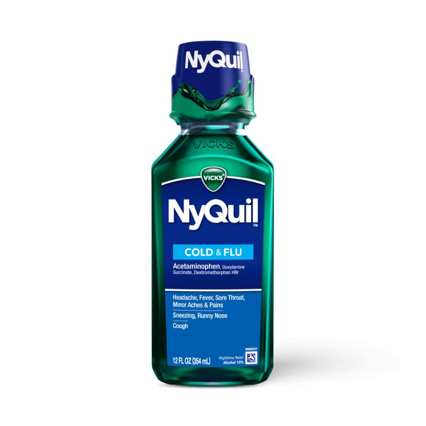 Nyquil™ Cough Cold And Flu Nighttime Relief Liquid