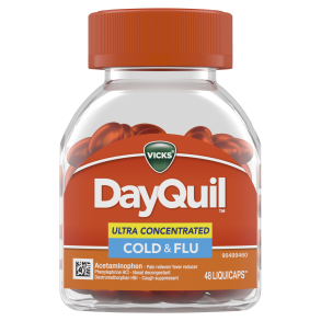 DayQuil™ Ultra Concentrated Cold and Flu Relief Liquicap Medicine packshot
