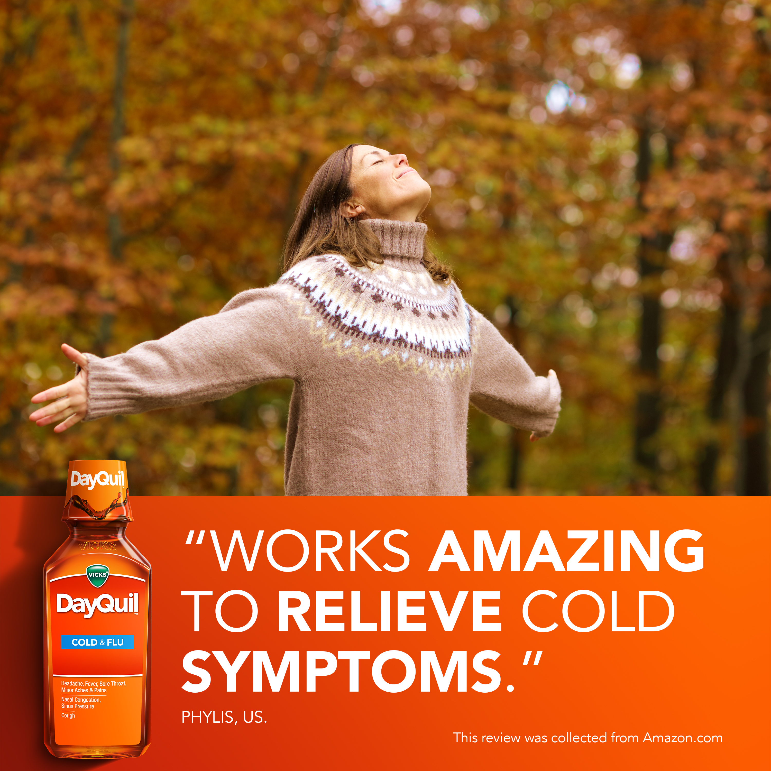 Works Amazing to relieve cold symptoms