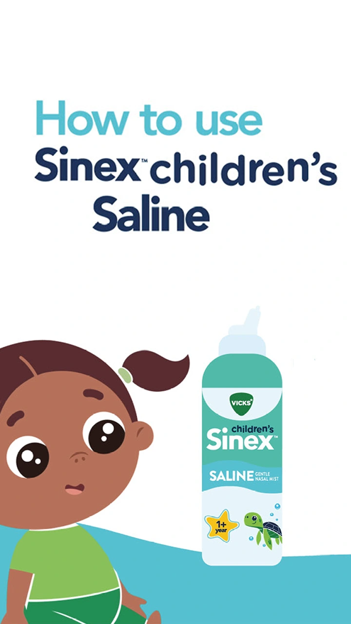 How to Use Sinex Nasal Saline for Children 