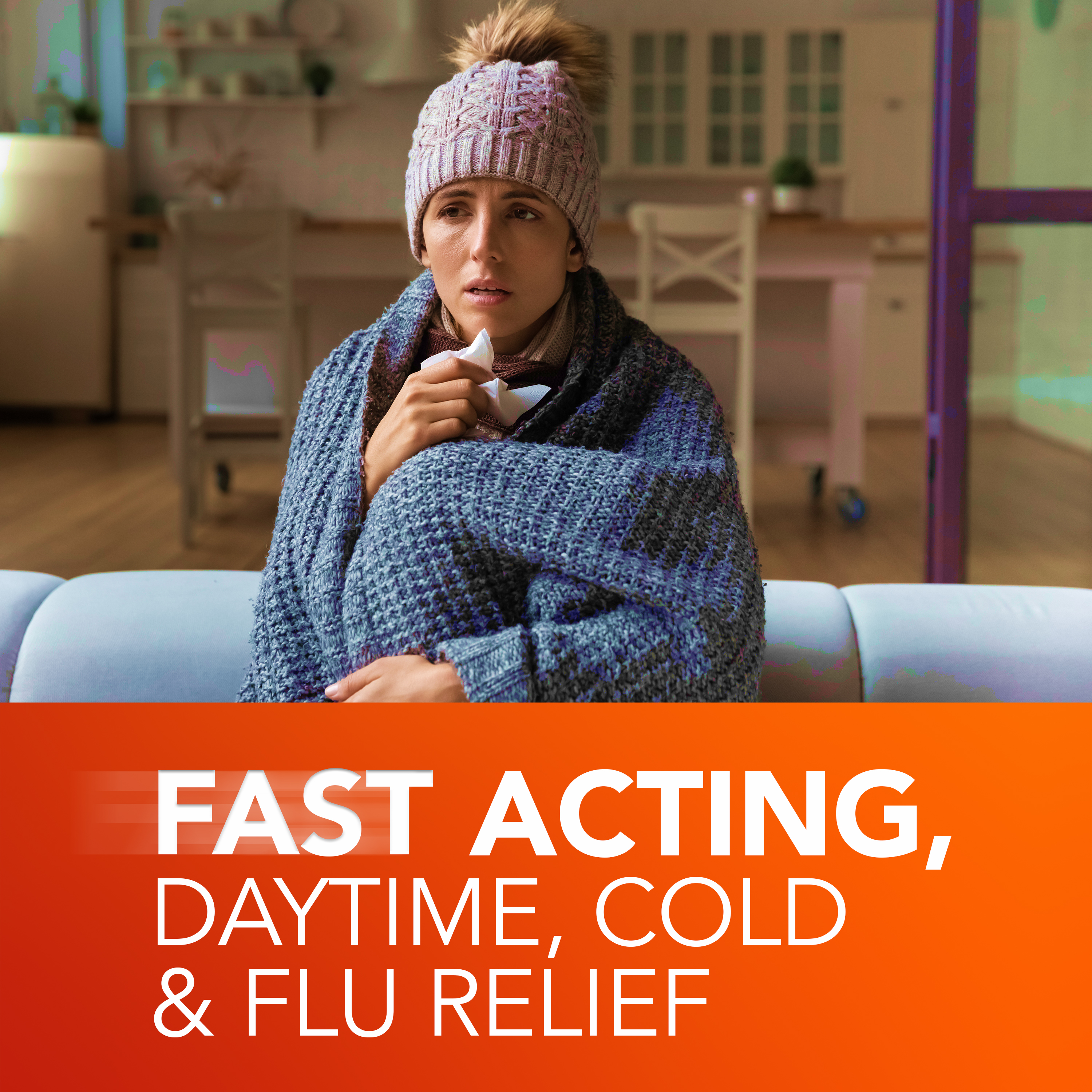 Fast Acting, Daytime, cold & relief