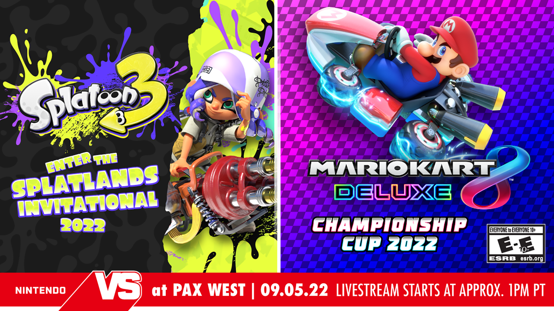 Watch the colorful chaos of two competitions unfold in the PAX Arena on September 5, 2022!