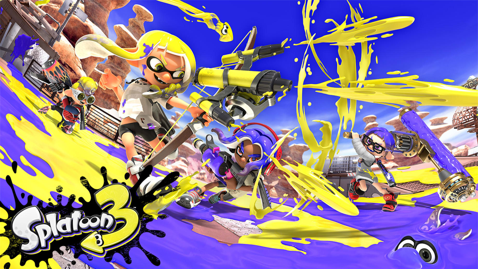 Splatoon 3 main key art