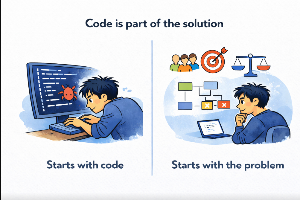 You're Not Paid to Write Code