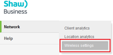 Meraki Dashboard Network Wireless Settings