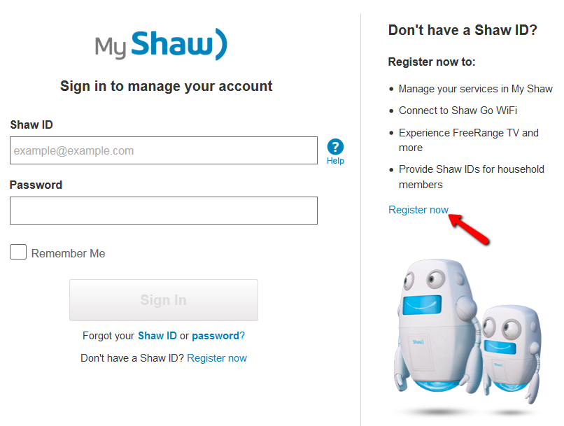 Getting started with My Shaw