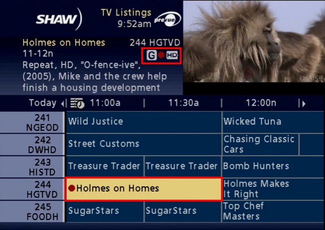 Shaw Television Classic Guide