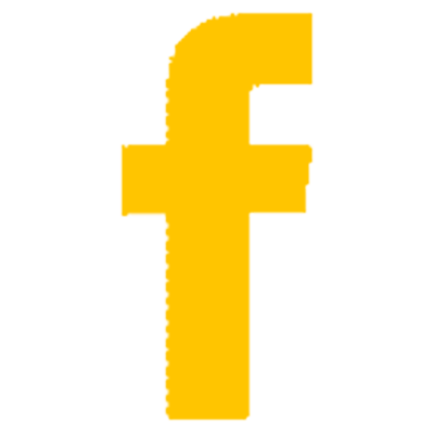 Facebook icone jaune