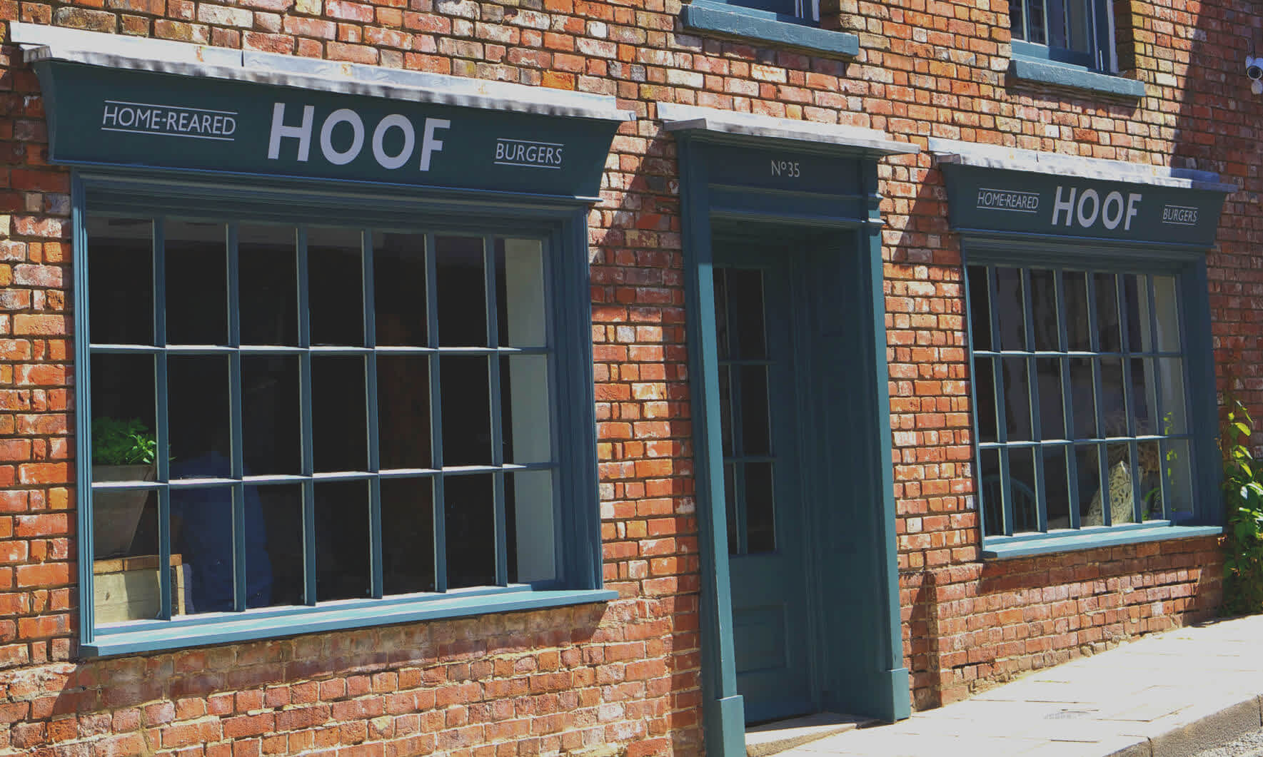 Photograph of the Hoof shopfront in Rye