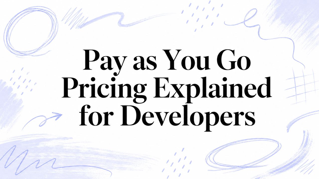 Pay as You Go Pricing Explained for Developers