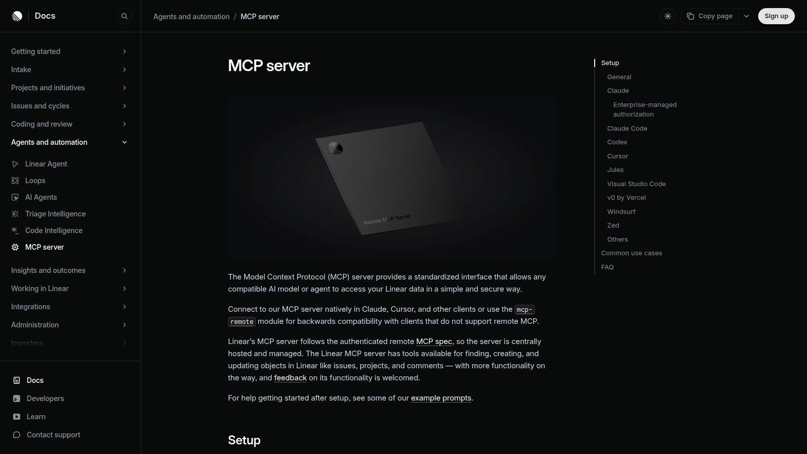 Linear MCP Server