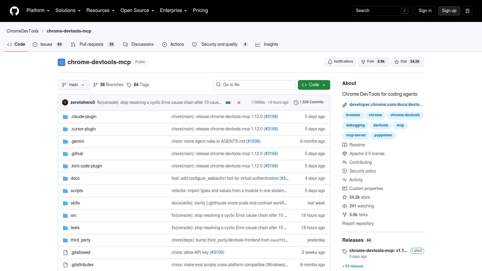 Chrome DevTools MCP
