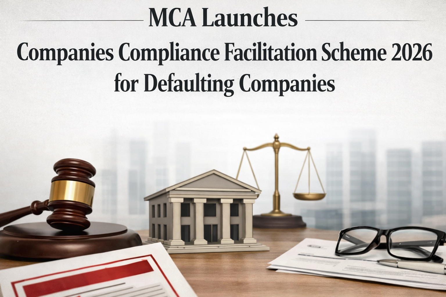 MCA Introduces Companies Compliance Facilitation Scheme (CCFS-2026): Big Relief for Businesses with Pending Filings