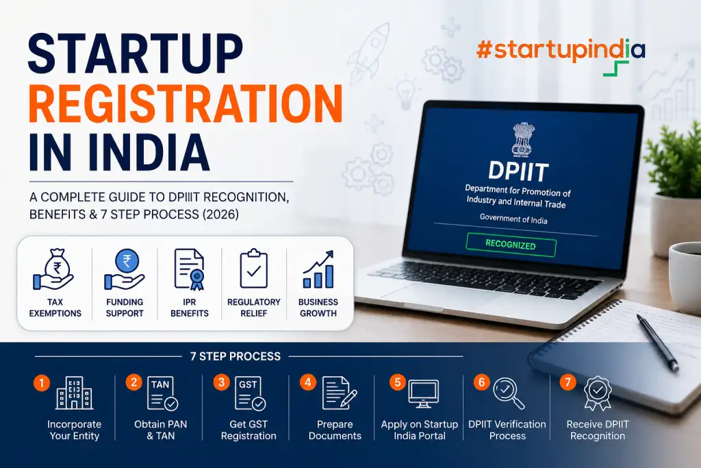 Startup India Registration 2026: Latest DPIIT Updates, Benefits & Complete Registration Guide