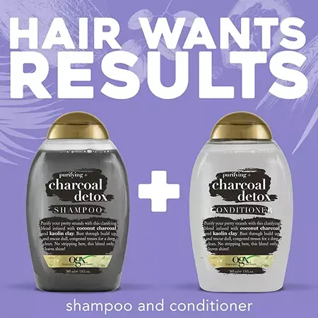 OGX Purifying + Charcoal Detox Conditioner image 8
