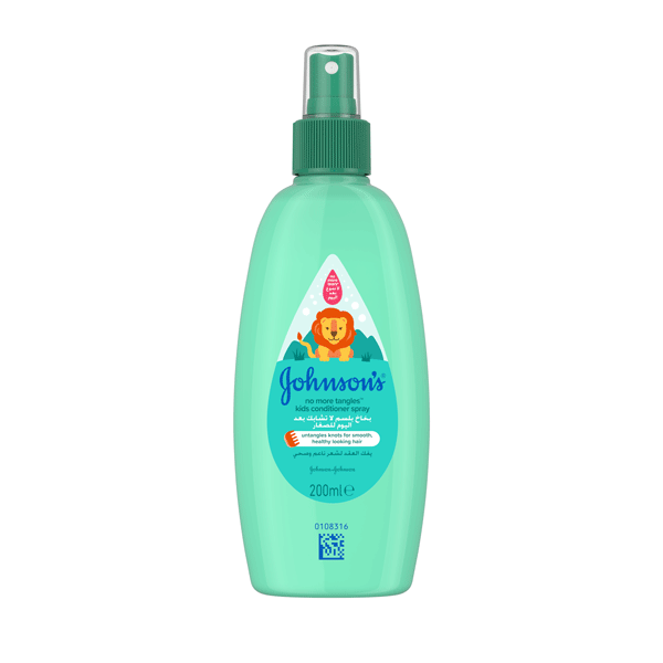 Johnson's® baby no more tangles™ kids conditioner spray the best conditioner spray for your baby.