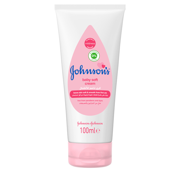 Johnson's® baby soft cream the best soft cream for your baby.