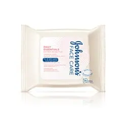 JOHNSON'S® Wipes: Fragrance-Free Facial Cleansing Wipes (Perfume and Alcohol Free) pack