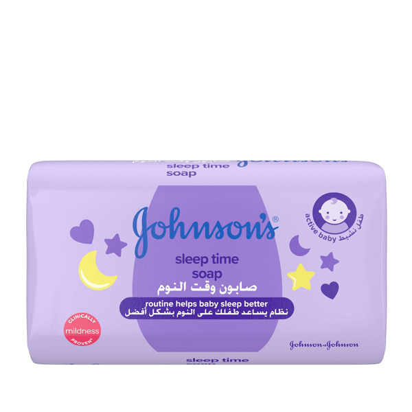 Johnson's® baby bedtime soap the best soap for your baby.