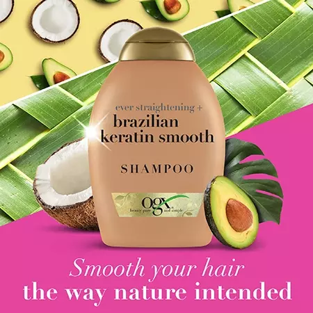 Ogx brazilian keratin smooth shampoo hotsell