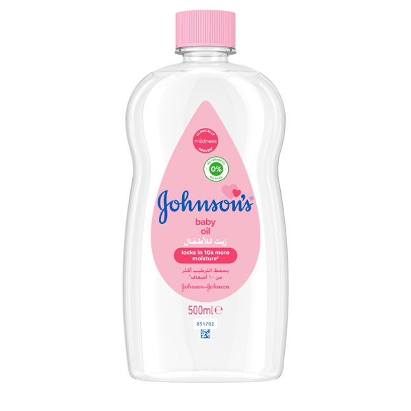 Johnson's® baby oil the best oil for your baby. - زيت جونسون للاطفال