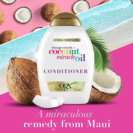 OGX Extra Strength Damage Remedy + Coconut Miracle Oil Conditioner image 6