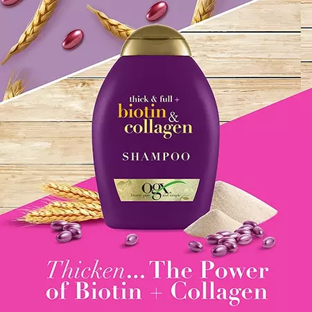 OGX Thick & Full + Biotin & Collagen Shampoo image 3