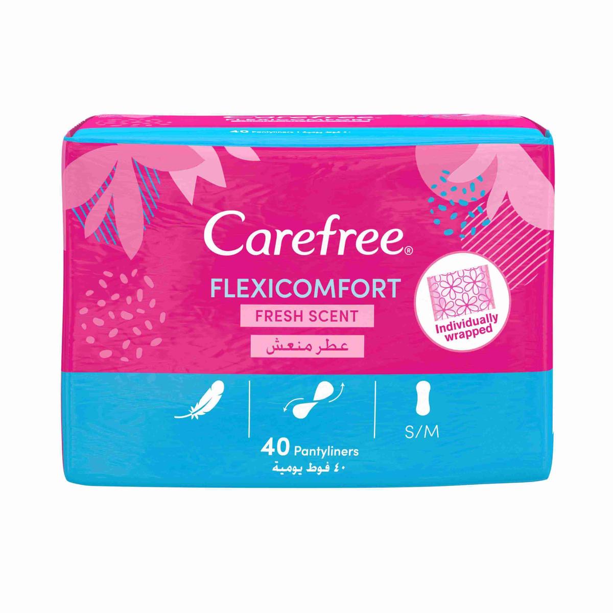 Flexi Comfort With Fresh Scent Panty Liners 40-pack