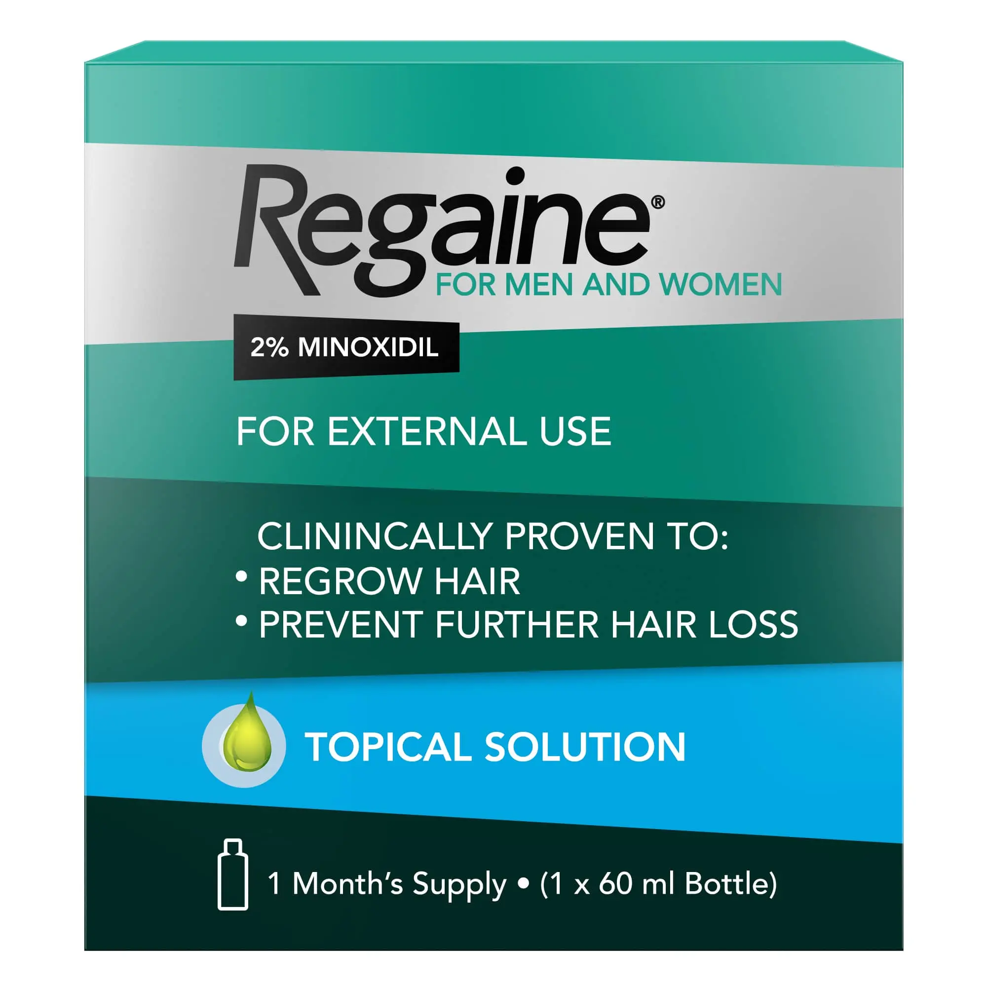 REGAINE®for Women Regular Strength Solution 2% Minoxidil image 1