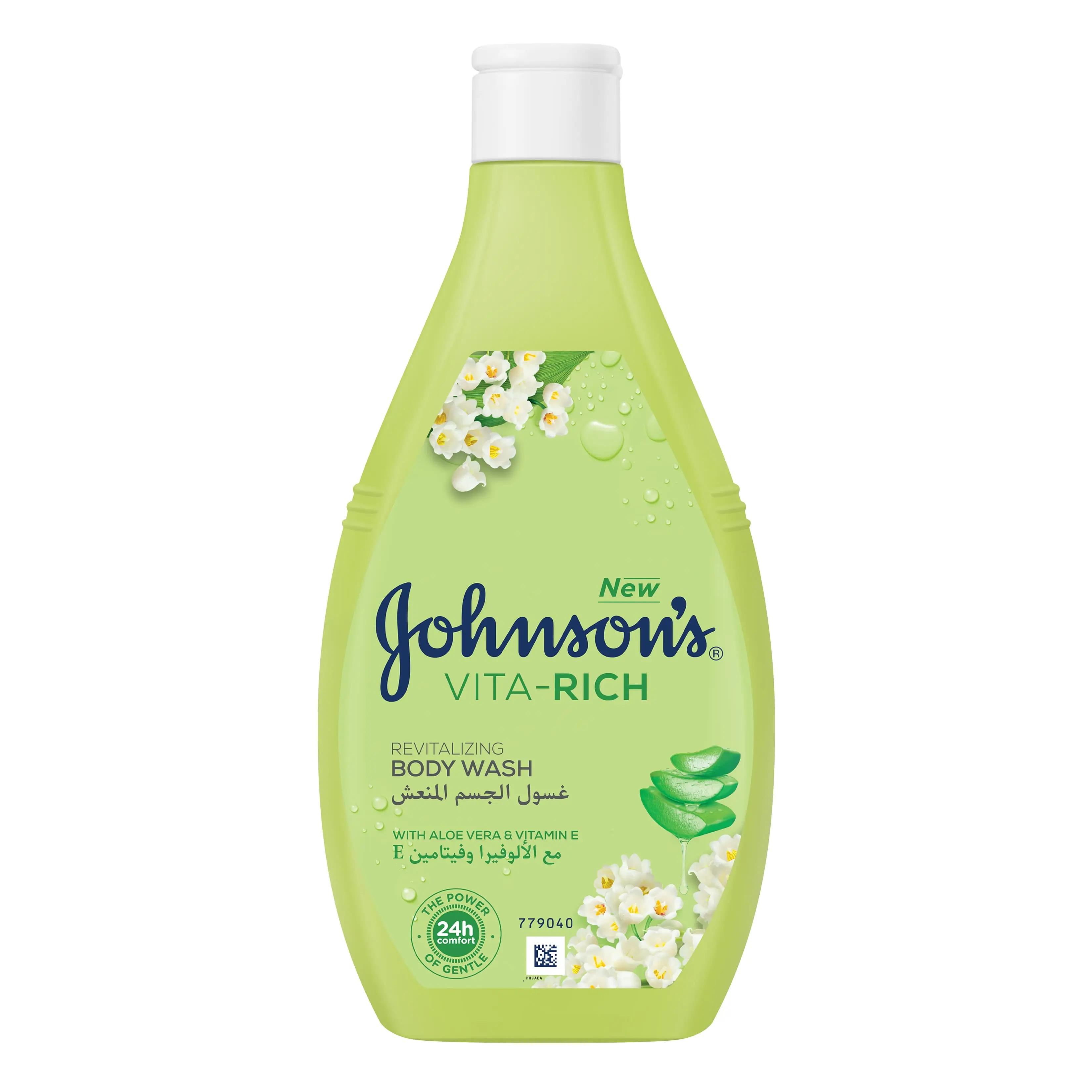 JOHNSON’S ® VITA-RICH Revitalizing Body Wash bottle