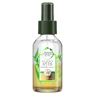 Sulphate-free Pure Aloe & Hemp Seed Oil hair oil blend