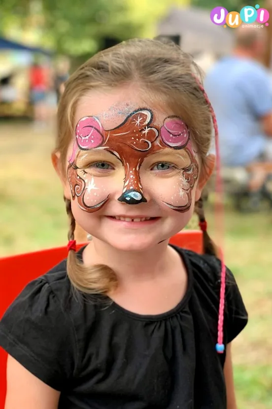 Malowanie twarzy piesek Atrakcje na imprezy czyli malowanie twarzy piesek