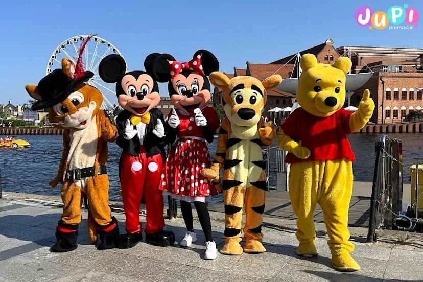 bajkowe zywe maskotki xl