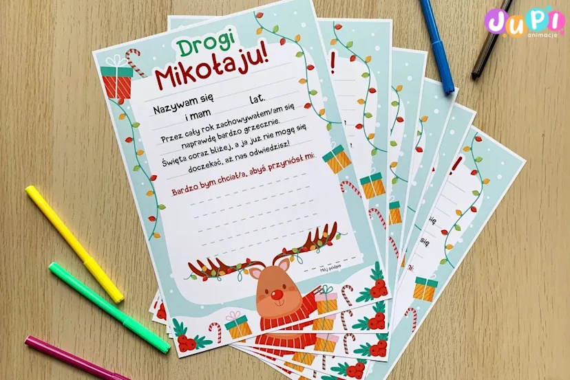 listy do swietego mikolaja stanowisko